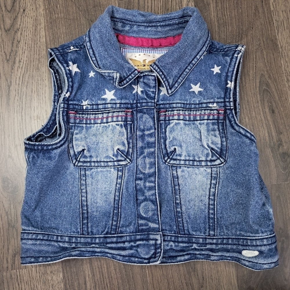 Tommy Hilfiger "American Classics" Light Denim Vest Youth Size 5